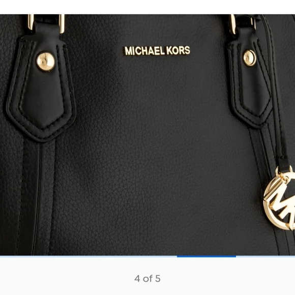 RRP $600 MICHAEL KORS Aria Grab Tote Bag in Black - Picture 4 of 5